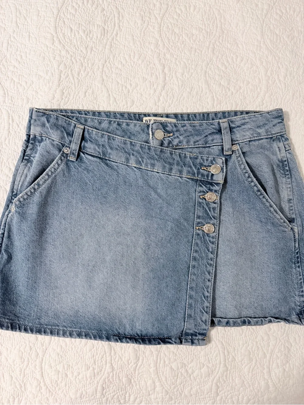 Free People Wynne Denim Skirt